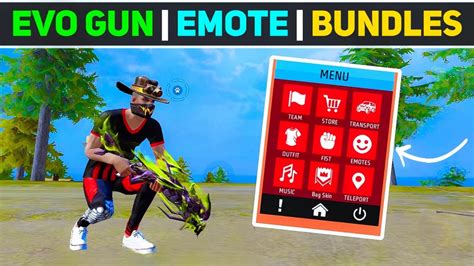 All Evo Gun Emote Rare Bundles Craftland New Map Code Free Fire