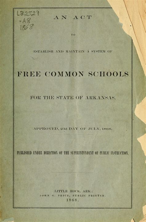 Image 1 of An act to establish and maintain a system of free common