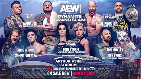 Aew Grand Slam Results And News 9 20 2023