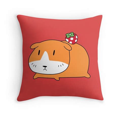 Strawberry Guinea Pig Throw Pillow For Sale By Saradaboru Guinea