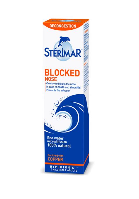 Stérimar Blocked Nose 100ml Stérimar Natural Sea Water Nasal Spray