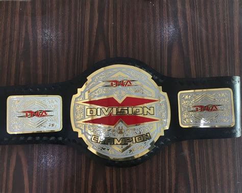 TNA X Division Championship Belt Leather Thick Plated Replica | Etsy