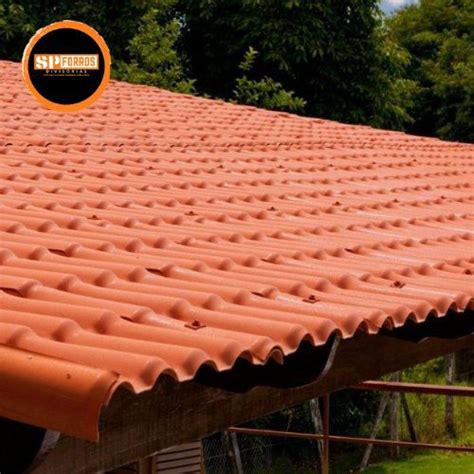 Telha Pvc Colonial Ecol Gica Cor Terracota M X M Madex