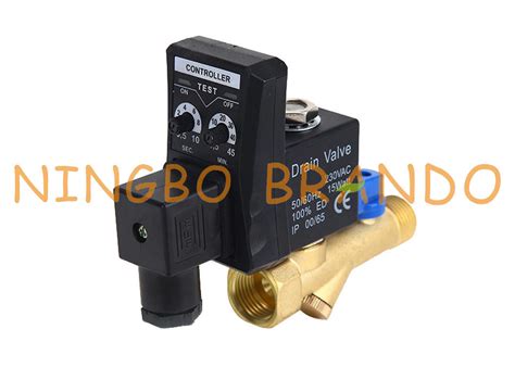 Katup Solenoid Pengurasan Otomatis Kompresor Udara Dengan Timer 1 4