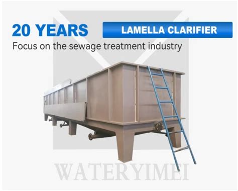 Settling Tank Lamella Clarifier Media Tube Settler Sedimentation Tank