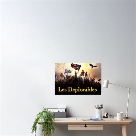 Les Deplorables Poster For Sale By Blendfootwear Redbubble