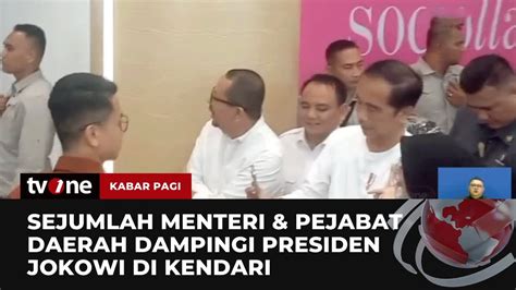 Disambut Warga Presiden Jokowi Kunjungi Mall The Park Kendari Kabar