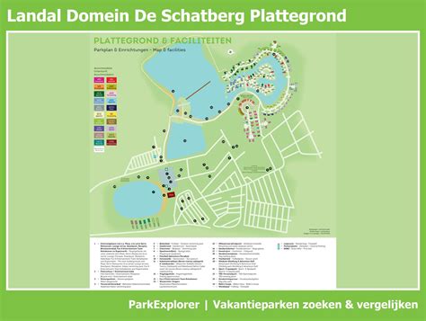 Plattegrond Van Landal Domein De Schatberg Parkexplorer