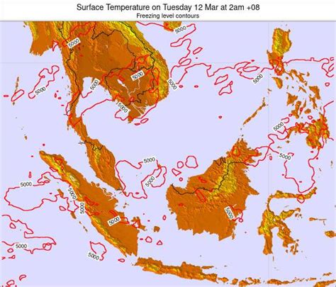 Malaysia Climate Map