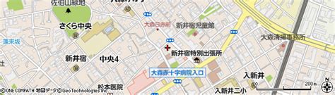 東京都大田区中央4丁目31 19の地図 住所一覧検索｜地図マピオン