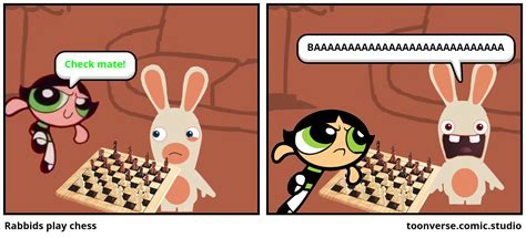 Rabbids Play Chess Comic Studio