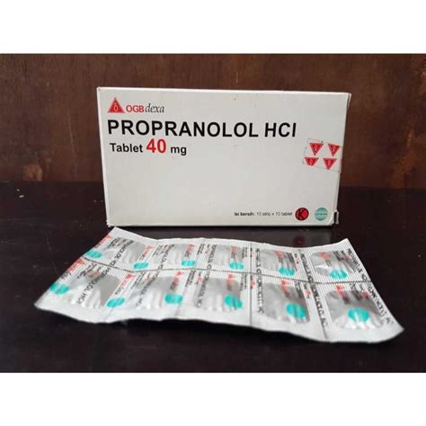 Jual Propranolol Ogb Dexa Medica Mg Strip Tablet Di Seller Apotek