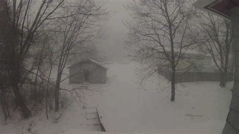 Missouri Snow Storm Time Lapse Youtube