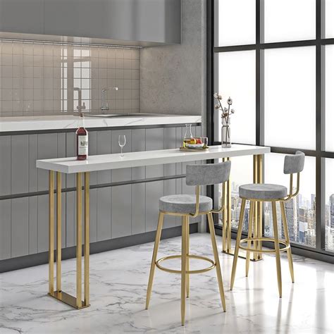 Livraison Gratuite Sur Tabouret De Bar Moderne En Velours Gris Pour