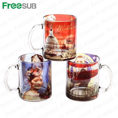 Freesub Glass Cup For Sublimation Glass Beer Mug For Custom Printed Mug Mkb 06 Glass Cup For