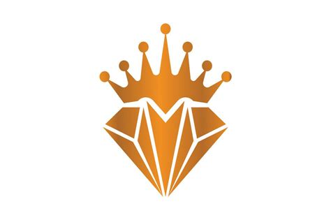 Diamond King Logo Crown Vector Design Graphic By Cavuart · Creative Fabrica