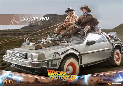 Hot Toys MMS617 Back To The Future Part III 1 6th Scale Doc Brown Collectible Figure