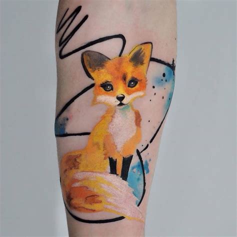 22 cool fox tattoo designs and ideas - ️ Онлайн блог о тату IdeasTattoo