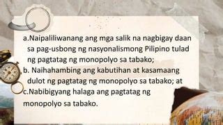 AP Q4 Week 1 Ppt Pptx Salik Sa Pagusbong Ng Nasyonalismo Monopolyo Ng