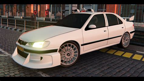 Assetto Corsa Peugeot 406 TAXI Test Drive YouTube