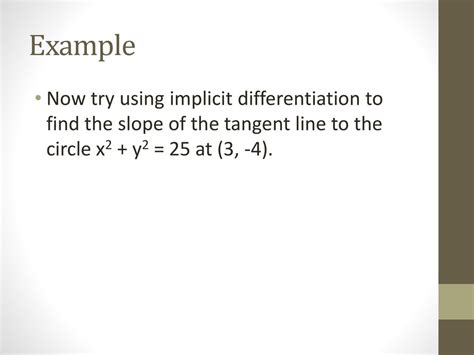 Implicit Differentiation Ppt Download