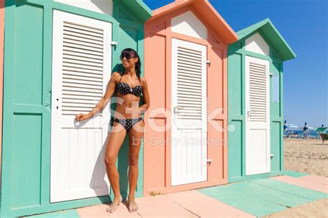 At The Beach In Rimini, Italy Stock Photo | Royalty-Free | FreeImages