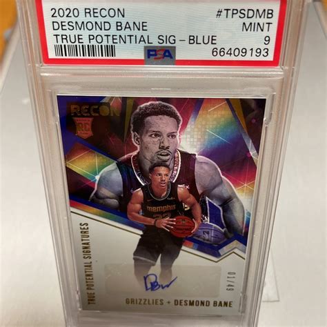 Psa Mint Panini Recon Desmond Bane Rc Auto