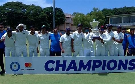 Duleep Trophy West Zone Thrash South Zone By 294 Runs To Win The Final