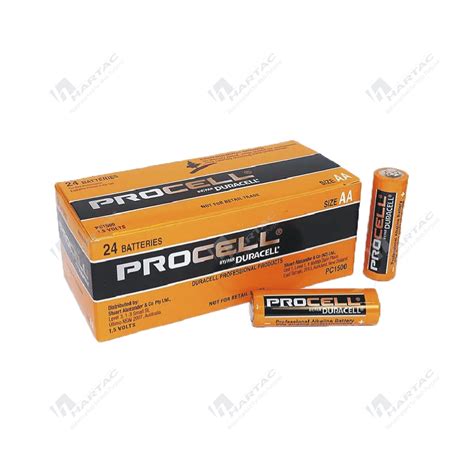 Pc Duracell Procell Alkaline Manganese Dioxide Battery Aa Size