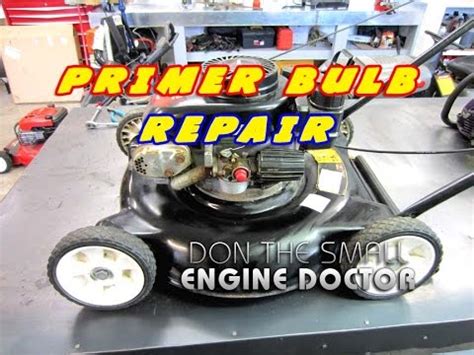 HOW TO Replace A Lawnmower Primer Bulb YouTube