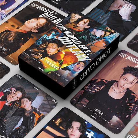 Ateez Lomo Card Set T M Th Nh The World Ep Outlaw H Nh Nh M