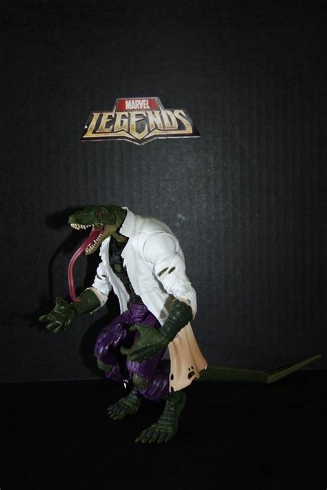 Marvel Legends The Lizard Baf Figure Complete Build A Figure Spider Man 1923384984