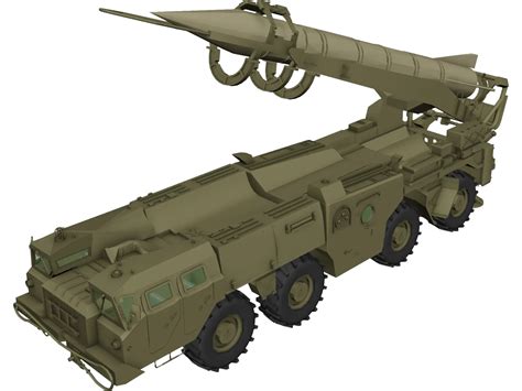 Scud B Missile Launcher 3D Model - 3DCADBrowser