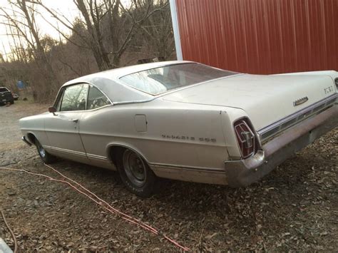 1967 Ford Galaxie 500 2 Door Barn Find Straight Body Complete Runs And