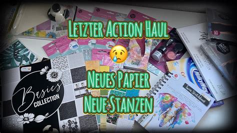 Vorerst Letzter Action Haul Mai Stanzen Bl Cke Und Mehr Youtube