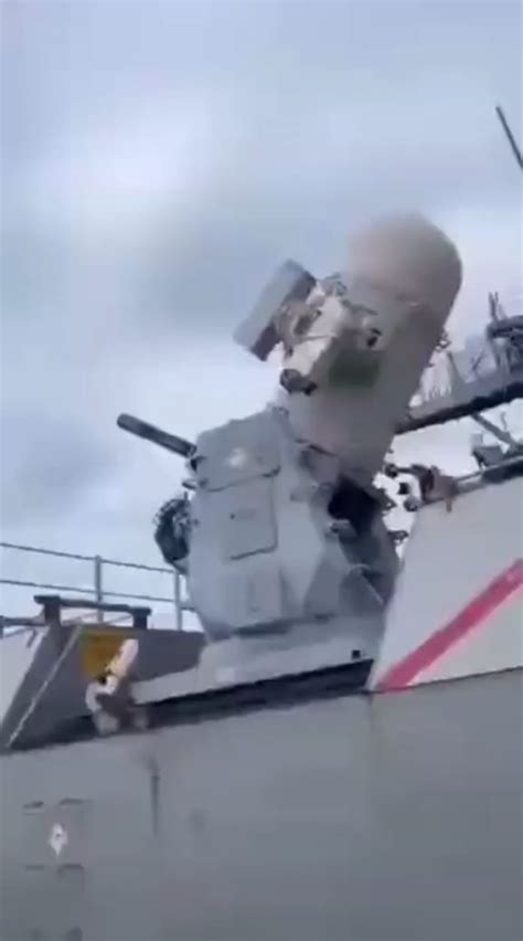 CIWS tracking a commercial flight : r/navy