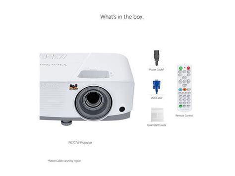 ViewSonic PG707W 4000 Lumens WXGA Networkable DLP Projector With HDMI 1