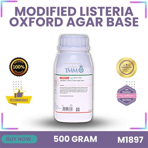 Jual Modified Listeria Oxford Agar Base Media Mikrobiologi Gram