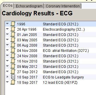 Cardiology Results - Clinical Digital Resource Collaborative