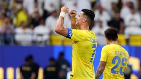 Cristiano Ronaldo Sigue Encendido Y Colaboró Con Doblete En El Triunfo Del Al Nassr En La