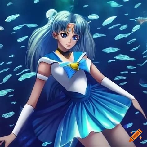 Sailor Mercury Underwater