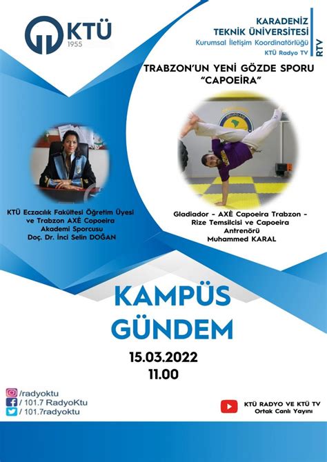 Kampüs Gündem Trabzon un Yeni Gözde Sporu Capoeira KARADENİZ