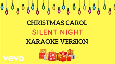 JMKaraoke Silent Night Karaoke Version YouTube