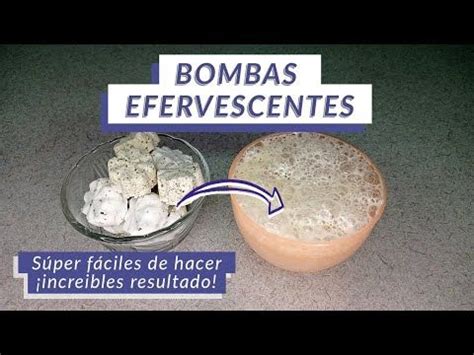 Cómo hacer bombas efervescentes para baño un té con Daniela YouTube