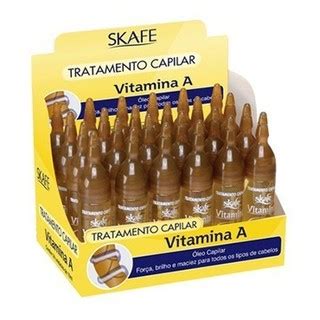 Kit Skafe Tratamento Capilar Vitamina A 24 Ampolas De 10ml Shopee Brasil