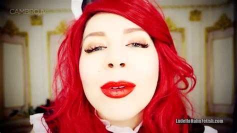 Maid Ludella Hahn Devours Perverted Master