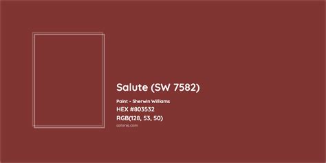 Sherwin Williams Salute SW 7582 Paint Color Codes Similar Paints And