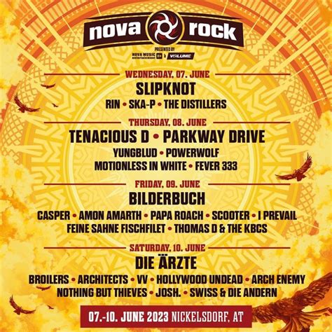 News Nova Rock Festival ersten Bands für 2023 stehen