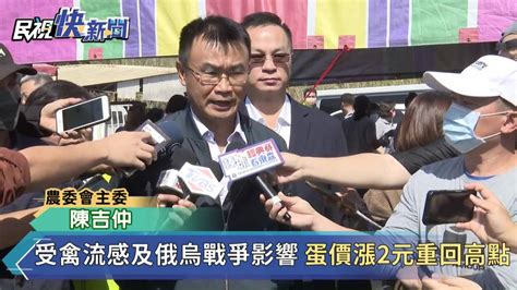 雞蛋漲2元重回歷史高點 陳吉仲回應了 民視新聞影音 Line Today