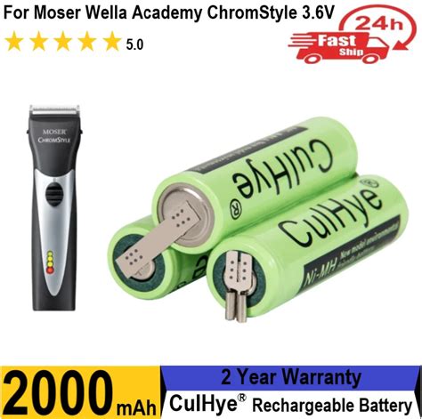 Ni Mh V Mah Replacement Battery For Moser Wella Academy